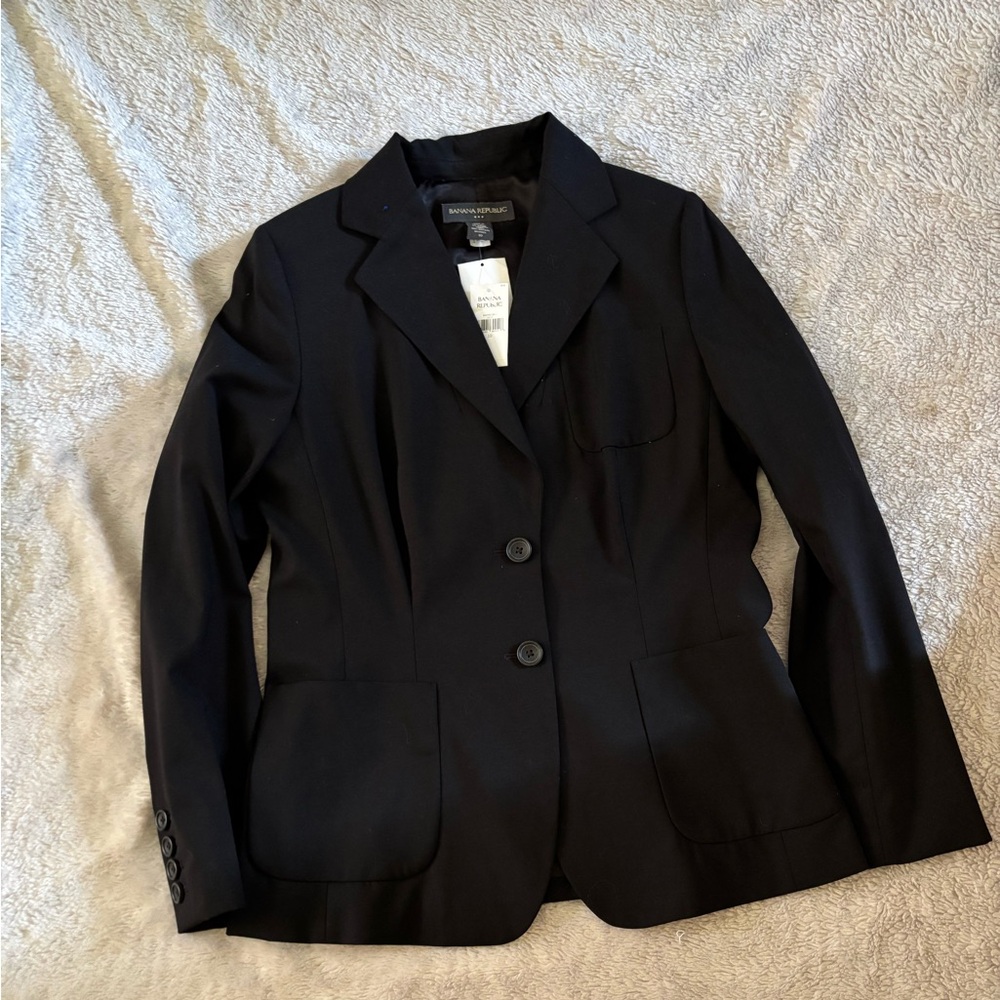 Classic Black Blazer from Banana Republic Factory